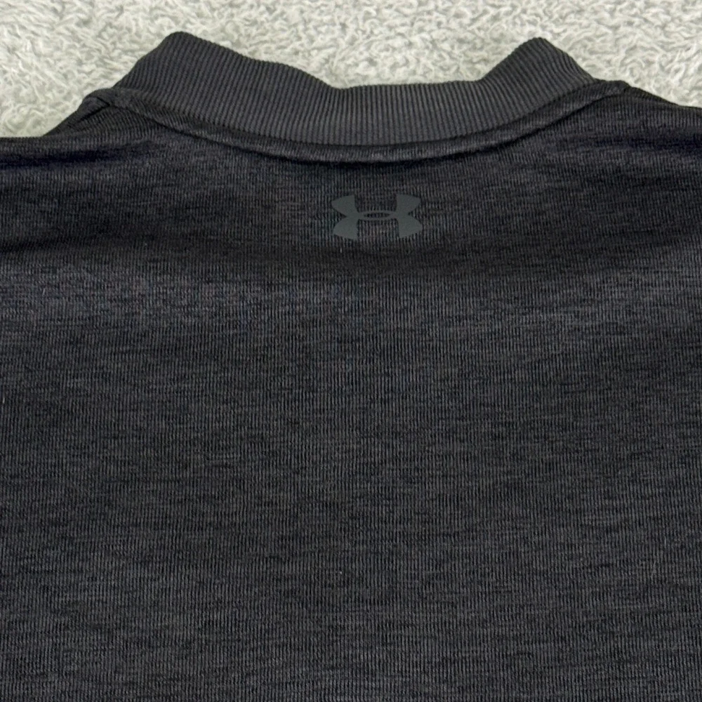 Under Armour ColdGear Storm‎ Mens Golf Vest Quarter Zip Gray Heather Large LG